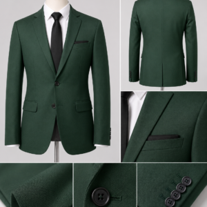 Men's Dark Green Formal Blazer